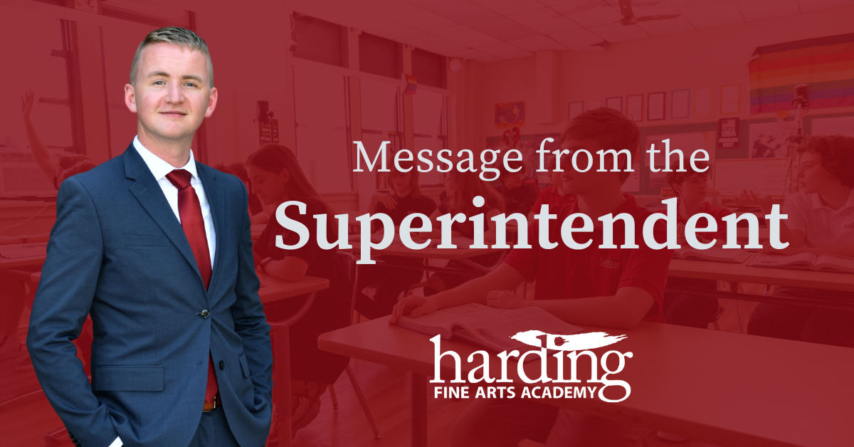Message from the Superintendent – April 2023